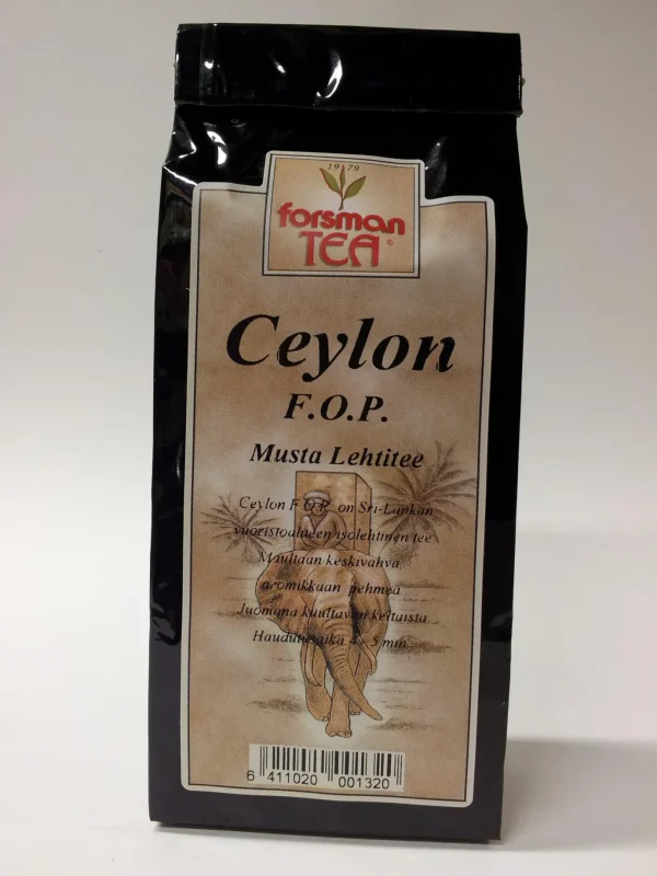 Musta& Maustamaton | Maustesoppi Ceylon FOP