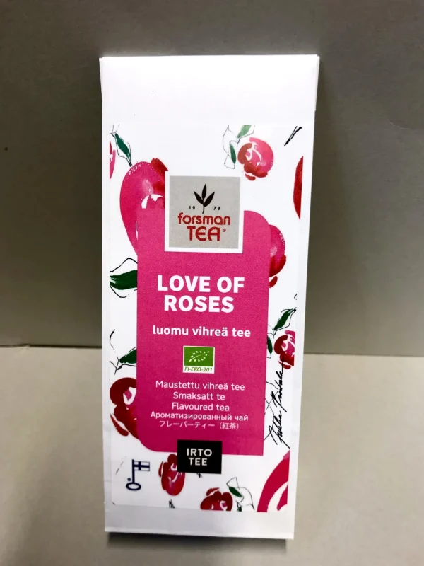 Luomuteet | Maustesoppi Luomu, Love of roses, vihreä tee