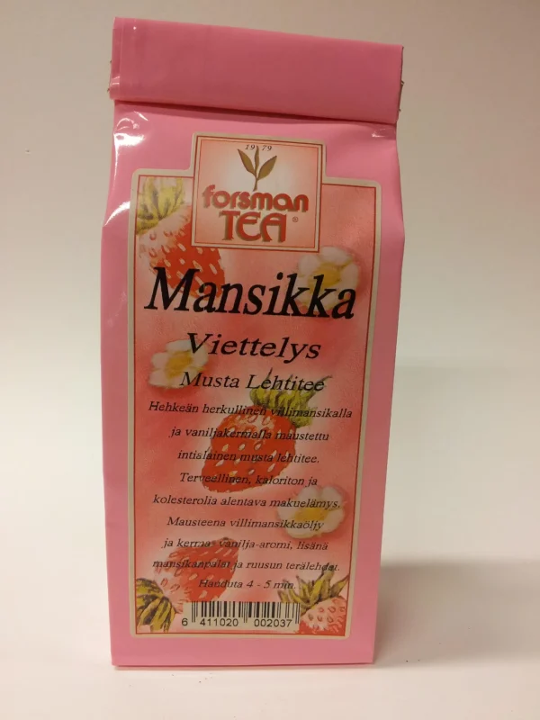 Musta& Maustettu | Maustesoppi Mansikkaviettelys tee