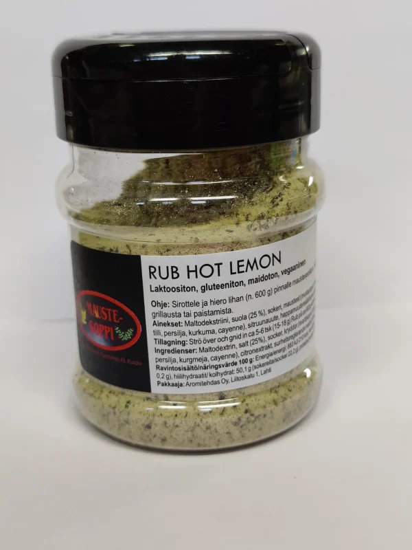 Uncategorized | Maustesoppi Maustesopin Rub Hot Lemon